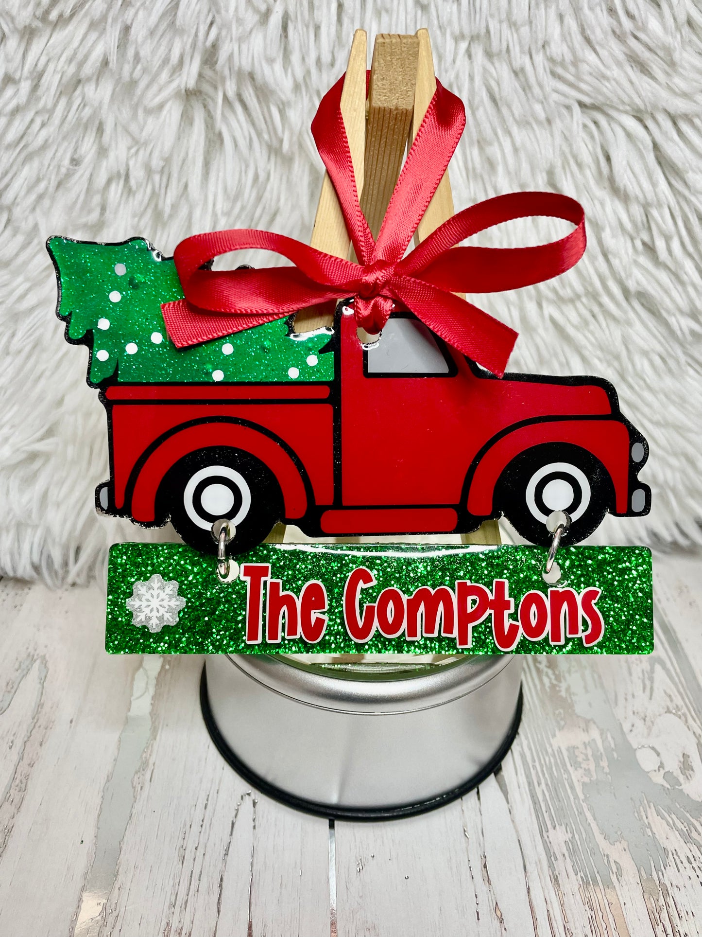 Christmas Truck Ornament